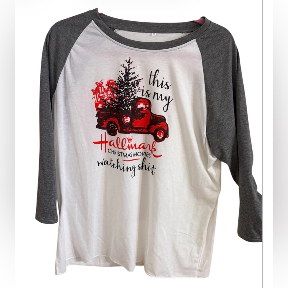 Hallmark Christmas movies Tee Shirt -  size 1X.